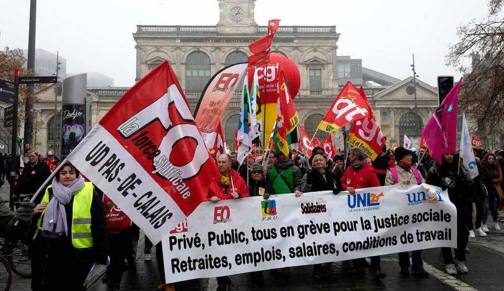 Francezet te enjten greve kombetare kunder reformes se pensioneve